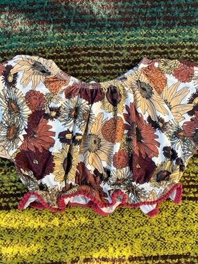 Kate Quinn Sunflower Crop Top